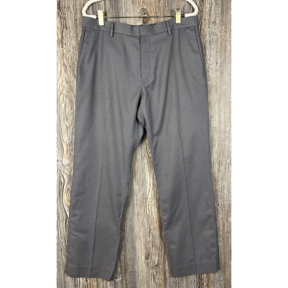 Banana Republic Non Iron Tailored Slim Fit Grey Dress Pants Sz 33x30 FITS 34x29‎